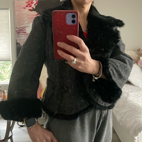 Rabbit fur jacket - Picture 8 of 12